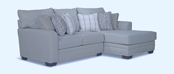 Kate 2 Piece Sectional - Right Chaise | HOM Furniture